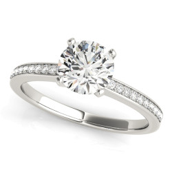 ENGAGEMENT RINGS SINGLE ROW CHANNEL SET