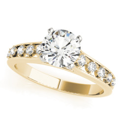 ENGAGEMENT RINGS SINGLE ROW PRONG SET