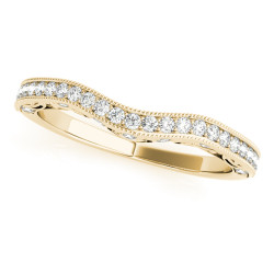 WEDDING BANDS CURVED BANDS