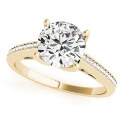 ENGAGEMENT RINGS SINGLE ROW CHANNEL SET