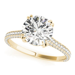 ENGAGEMENT RINGS SINGLE ROW PRONG SET