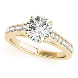 ENGAGEMENT RINGS SINGLE ROW PRONG SET
