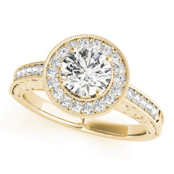 ENGAGEMENT RINGS HALO ROUND