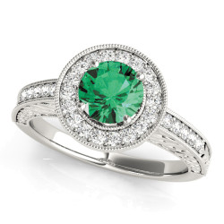 ENGAGEMENT RINGS HALO ROUND