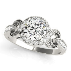 ENGAGEMENT RINGS HALO ROUND