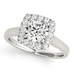 ENGAGEMENT RINGS HALO ROUND