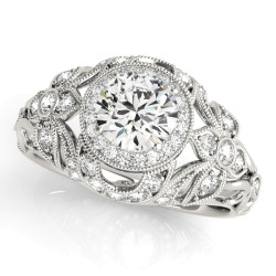 ENGAGEMENT RINGS HALO ROUND