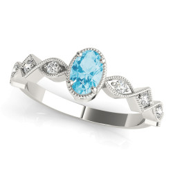OVAL COLOR CENTER RING