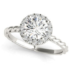 ENGAGEMENT RINGS ROUND CENTER
