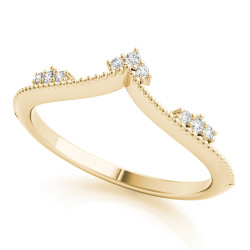 CHEVRON DIAMOND BAND