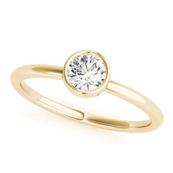 LAB GROWN DIAMOND SOLITAIRE STACK ROUND