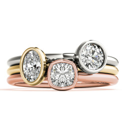 ROUND SOLITAIRE STACKABLE