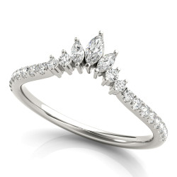 FASHION RING MARQUISE AND ROUND