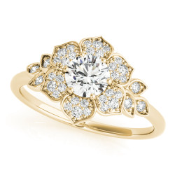 FLOWER FASHION RING