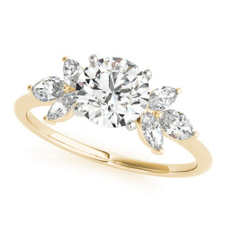 ENGAGEMENT RING, MARQUISE SIDES