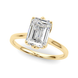SOLITAIRE EMERALD CUT