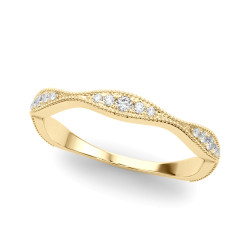 DIAMOND MILGRAIN BAND
