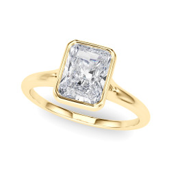 SOLITAIRE RADIANT BEZEL SET