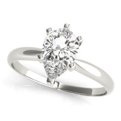 PEAR SOLITAIRES .75CT