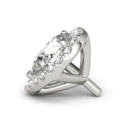 Hidden Halo Pear Shape