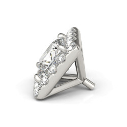 PRINCESS CUT HALO HEAD