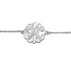 20MM 3 INITIAL MONOGRAM BRACELET