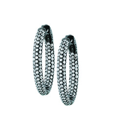 30MM OVAL PAVE INSIDE OUT