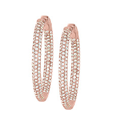 49MM OVAL PAVE INSIDE OUT